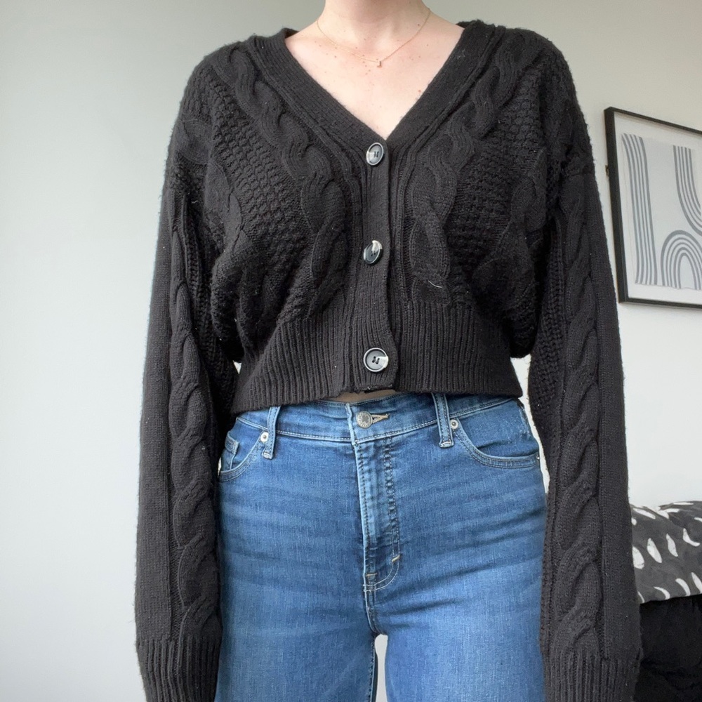 Black Knit Sweater